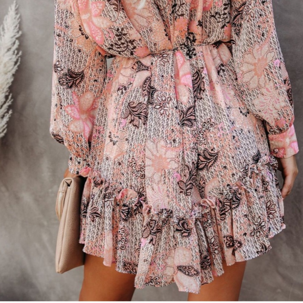 Dancing QUEEN PRINTED METALLIC BUTTON DOWN DRESS - Picture 3 of 8